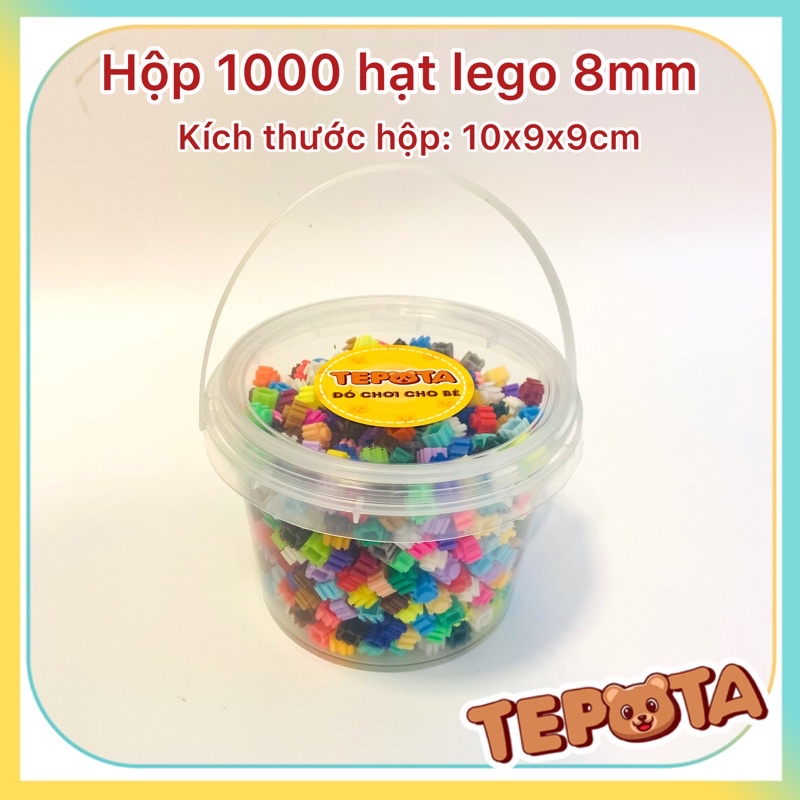 Đồ Chơi Lắp Ráp 1000 Mảnh Thông Minh DIY Cho Bé Sáng Tạo Xếp Hình 3D Nhiều Màu LR02 ( Loại 8mm )