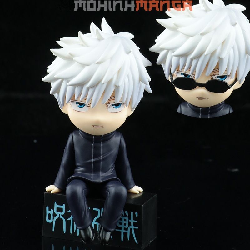[CÓ QUÀ] Mô hình 3 nhân vật Satoru Gojo và Yuji Itadori 10cm ngồi Jujutsu Kaisen Chú thuật hồi chiến Kento Nanami Megumi