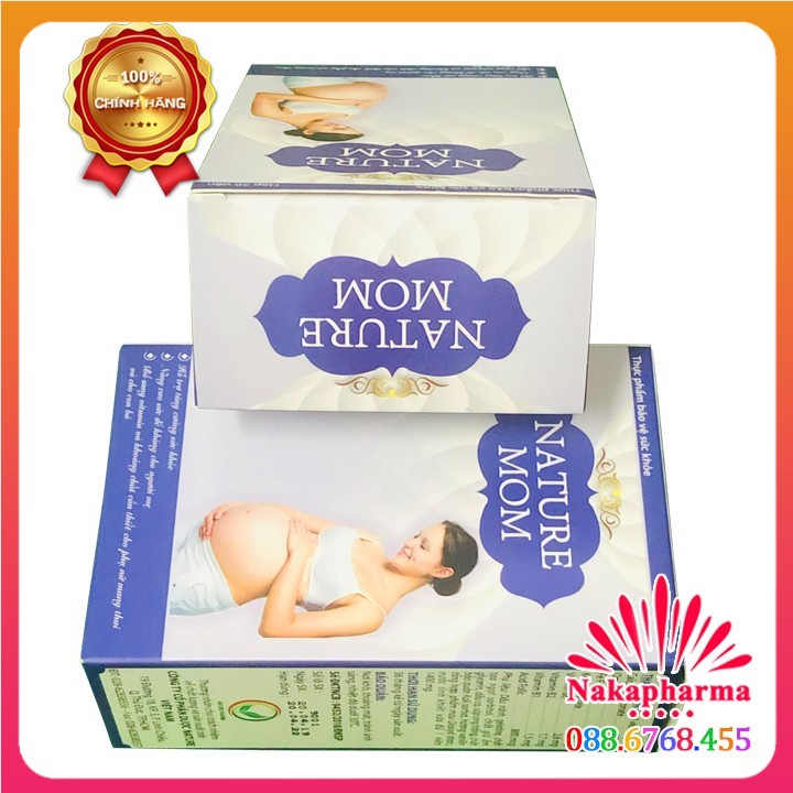 ✅ Nature Mom – Bổ sung vitamin và khoáng chất, tăng cường sức đề kháng cho người mẹ mang thai và cho con bú, bà bầu