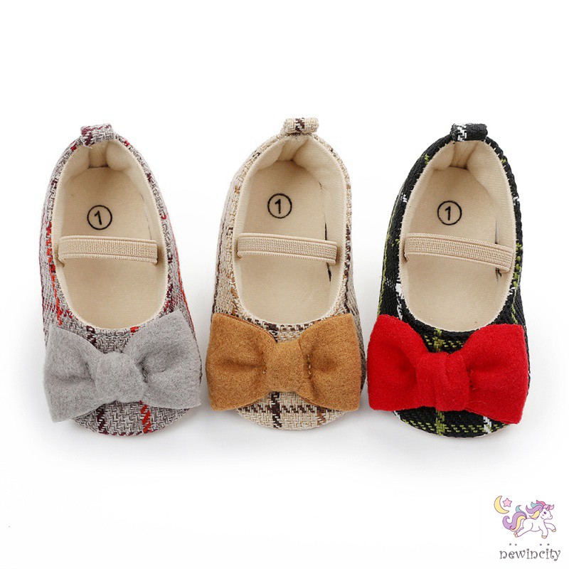 Giày Tập Đi Thắt Nơ Đáng Yêu Cho Bé Gái