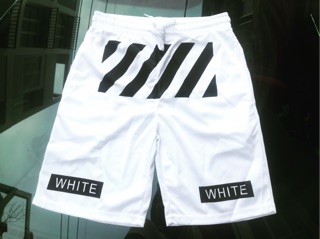 Quần short nam OFF---WHITE Trắng - Nam / Nữ