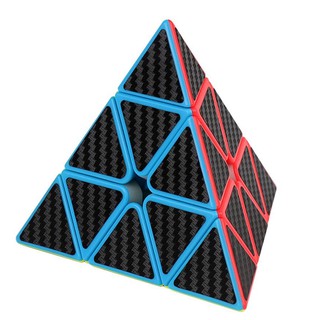 Rubik Pyraminx Carbon Fiber Biến Thể Tam Giác Kim Tự Tháp 3x3 Rubic Cube