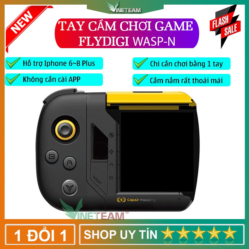 Flydigi Wasp | Tay cầm chơi game PUBG &amp; Liên Quân cho iOS và Android