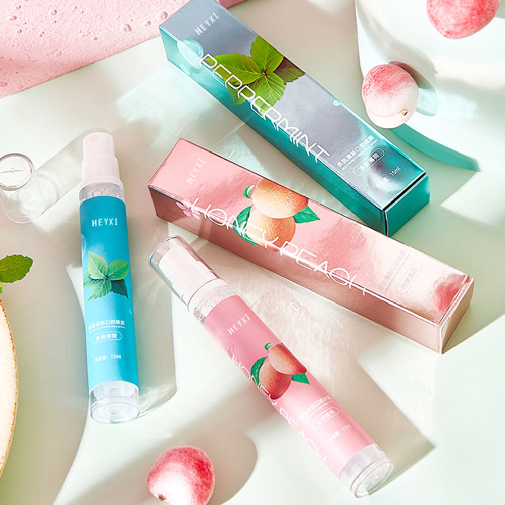 [Hàng mới về] Bình xịt làm sạch răng miệng đa năng dung tích 15ml