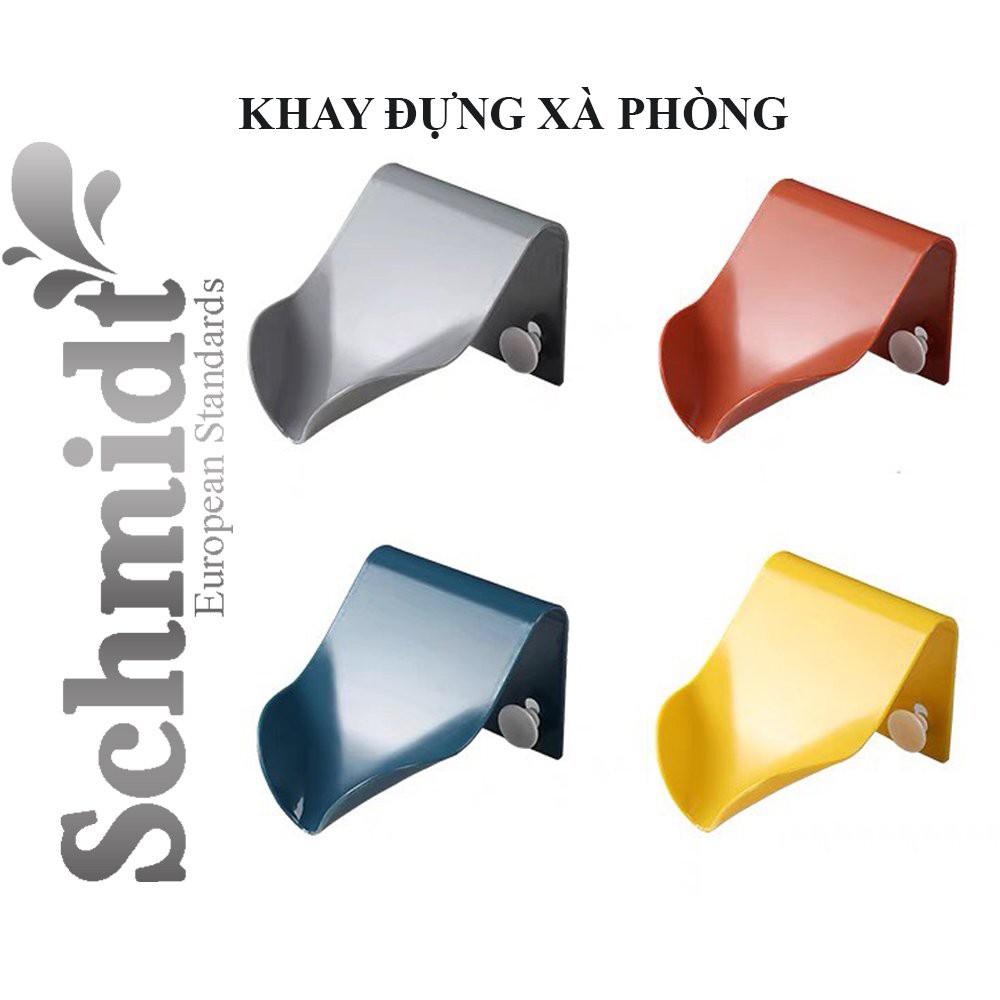 Khay Đựng Xà Phòng Gắn Tường Schmidt, Với Thiết Kế Nghiêng Độc Đáo Không Đọng Nước - Hàng Chính Hãng