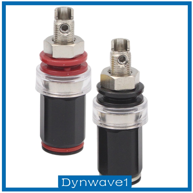 [DYNWAVE1] 2 pair Pure Copper Amplifier Speaker Terminal Binding Post