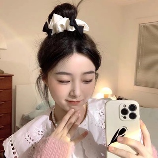 Dây Cột Tóc Thắt Nơ Đơn Giản Dễ Thương Cho Nữ