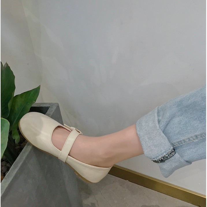 GIÀY ULZZANG QUAI DA THẮT NƠ | BigBuy360 - bigbuy360.vn