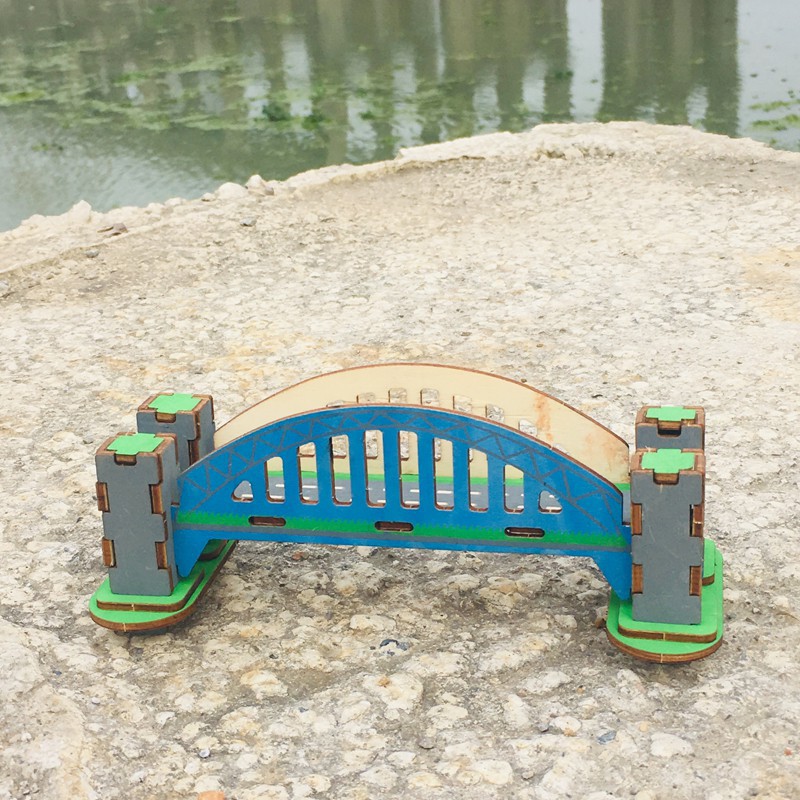Mô hình Cầu cảng Sydney Harbour Bridge  Đồ chơi lắp ráp gỗ 3D