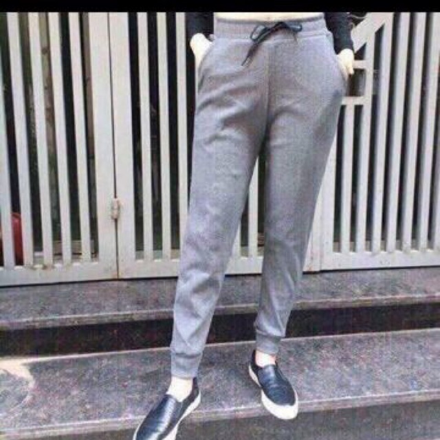 Quần len tăm joger nữ