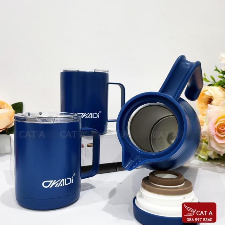 ✨[XẢ LỖ]✨BÌNH GIỮ NHIỆT INOX316 1400ML OKADI - Tặng kèm 2 cốc uống nước inox cùng loại, quà tặng siêu chất [COMBO SIÊU R | BigBuy360 - bigbuy360.vn