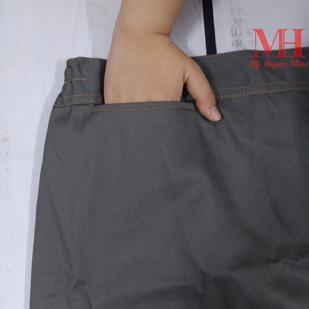 [ Ảnh Tự Chụp ] Váy Chống Nắng Xẻ Tà Cho Nữ Chất Liệu Kaki Mềm, Mịn & Mát Với Độ Co Dãn Cực Tốt | BigBuy360 - bigbuy360.vn