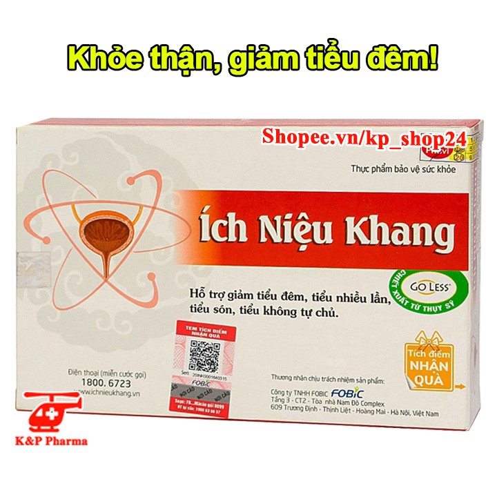 ✅ [2 TẶNG 1] Ích Niệu Khang – Giảm tiểu đêm, rối loạn tiểu tiện, tiểu nhiều lần, bàng quang yếu | BigBuy360 - bigbuy360.vn