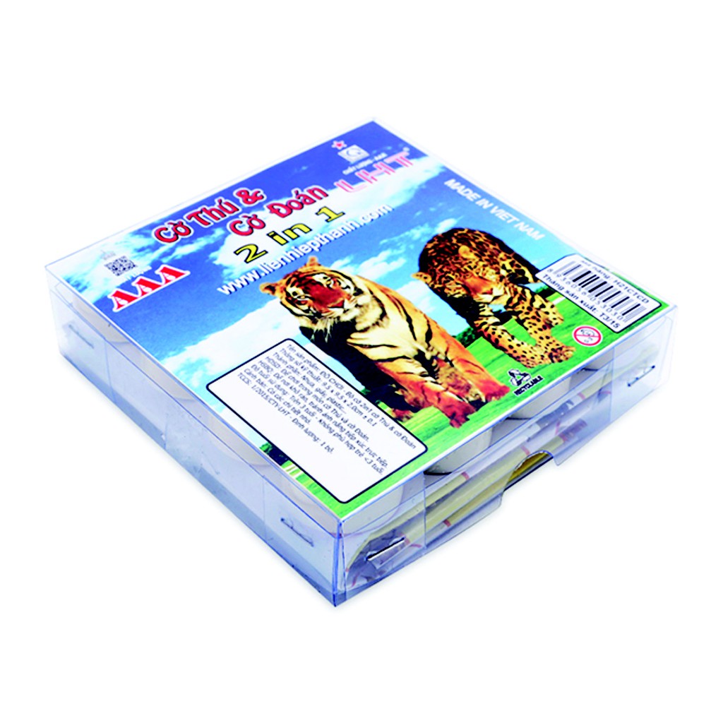 Cờ 2 trong 1 cờ Thú & cờ Đoán | 2 game, con cờ đẹp, nhỏ gọn [Chính hãng AAA-LHT]