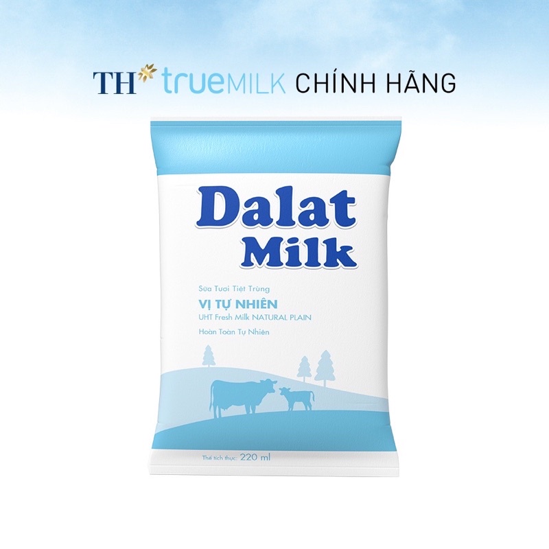 Dalat Milk vị tự nhiên 220ml