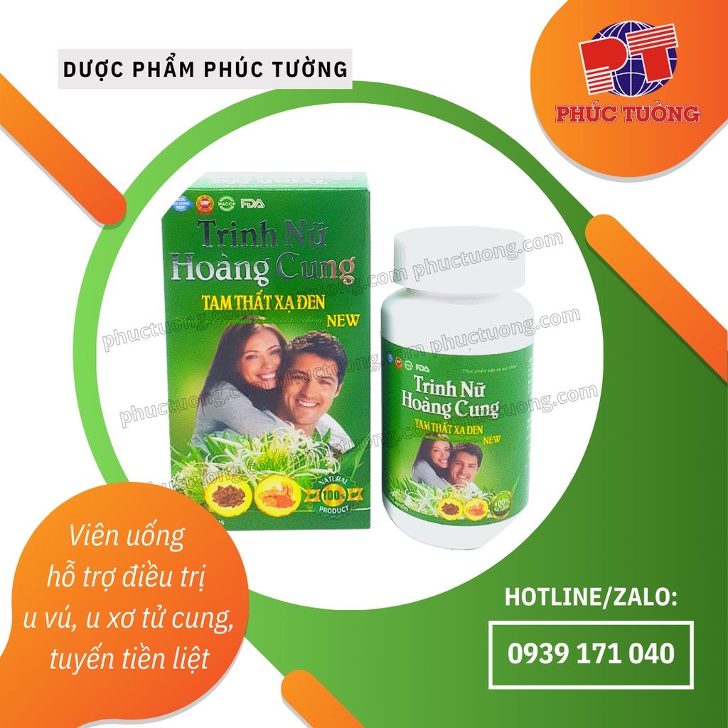 Viên uống Trinh Nữ Hoàng Cung - Tam Thất Xạ Đen