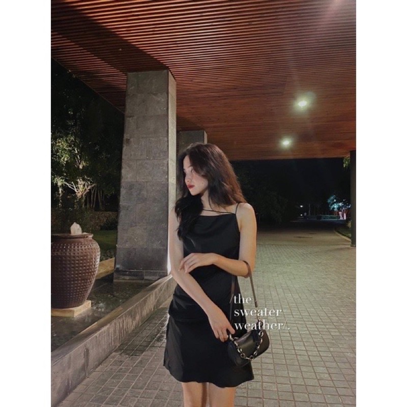 [THANH LÝ]–ĐẦM HAI DÂY LỤA NHÚN–THE SWEATER WEATHER- NEWTAG