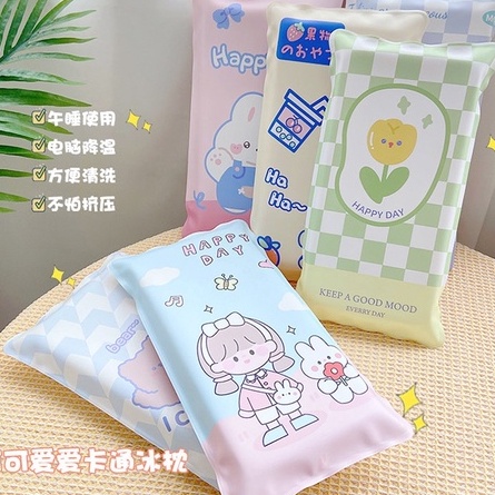 Gối Nước Mát Lạnh Hình Hoạt Hình Dễ Thương,Gối Ngủ Trưa Pad Thêm Nước Mát Lạnh