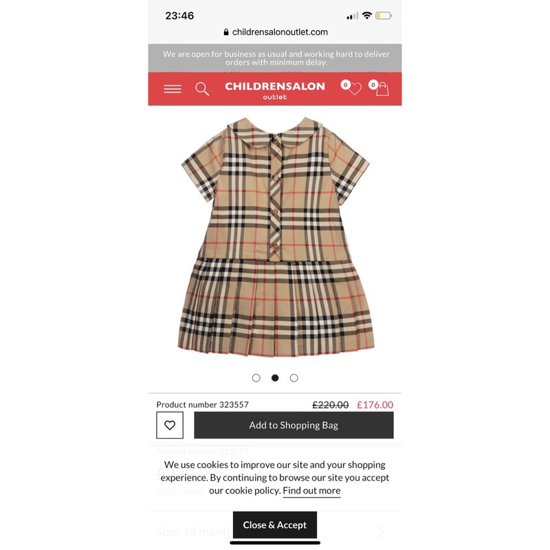 Váy xuất ko tag b.b.r