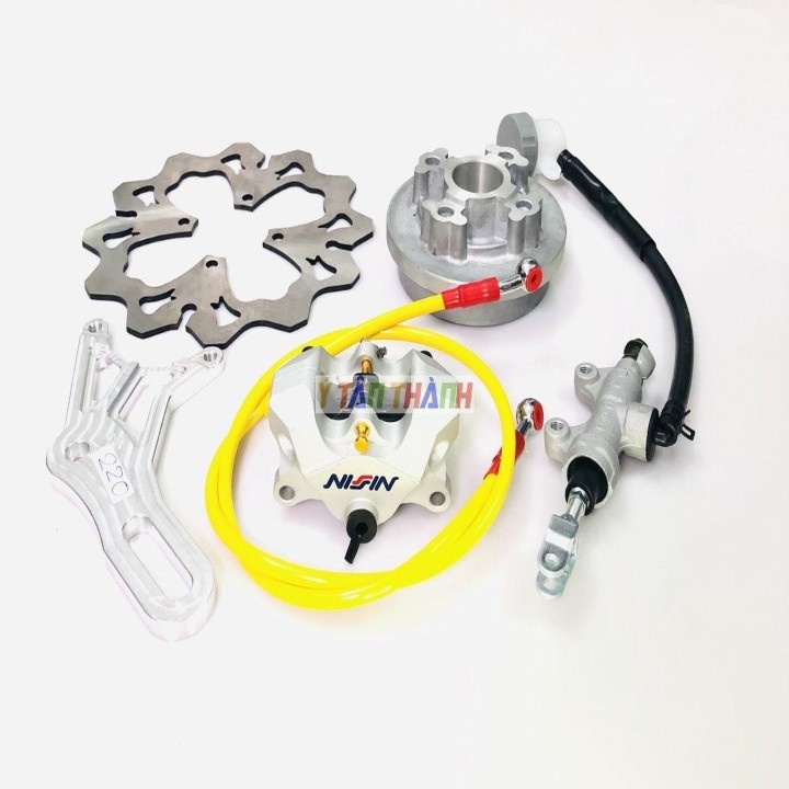 bộ đĩa sau wave heo nissin K2 đĩa 220mm V1 MS1261