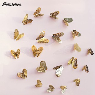 Bộ 12 Con Bướm 3d Dán Tường
