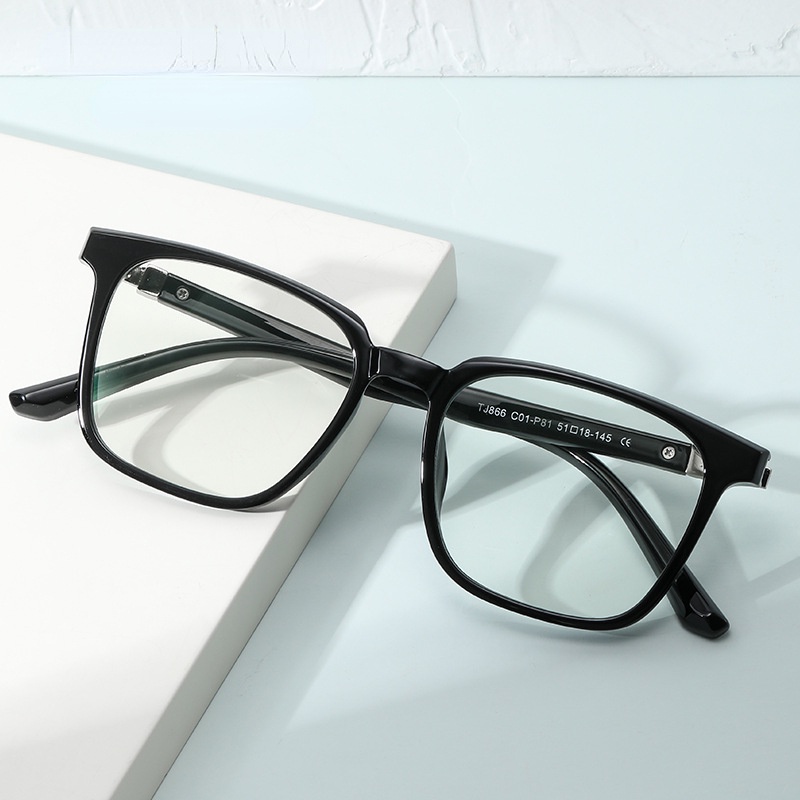 Mắt kính Zelin TJ866 TR90 gọng phẳng nhẹ chống tia xanh lam có hộp bắt mắt cho nam và nữ