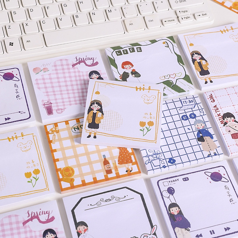 Set 4 Sổ Ghi Chú Mini Dễ Thương Cho Học Sinh