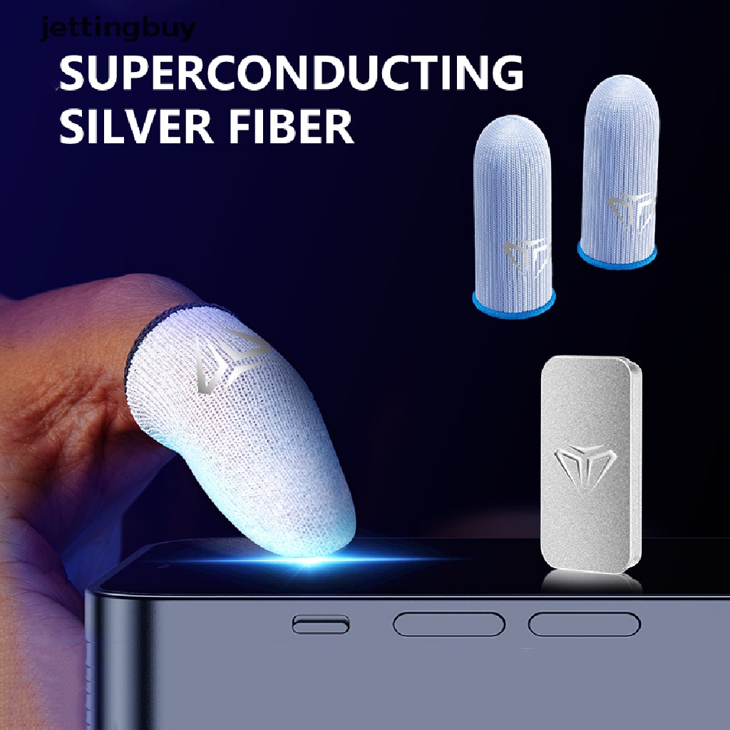 Đôi găng ngón tay Jetting chống mồ hôi thoáng khí QDD dùng chơi game trên điện thoại