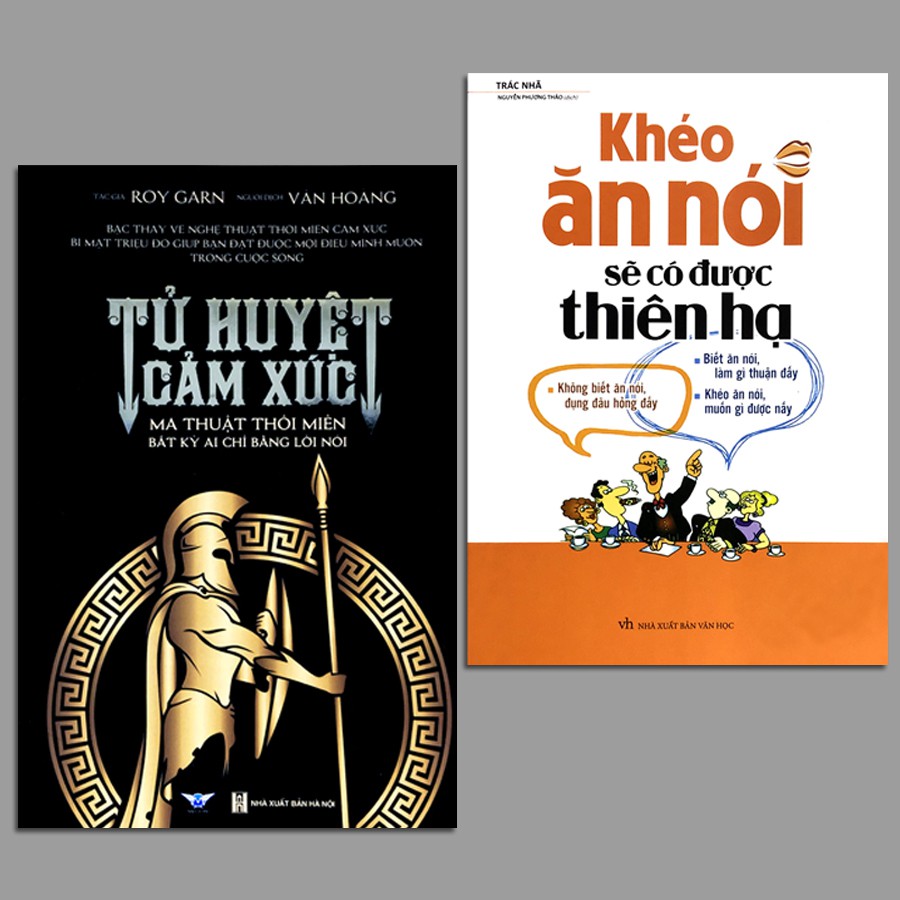 Sách - Tử Huyệt Cảm Xúc + Khéo Ăn Nói Sẽ Có Được Thiên Hạ (Bìa mềm) (Bộ 2 Quyển)