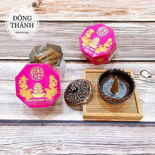 Trầm viên đốt đỉnh (trầm hồng) thảo mộc tự nhiên hộp hồng 18 viên/ 1 hộp