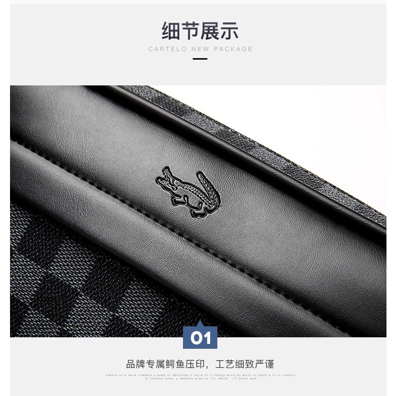 Túi xách da CARTELO chính hãng 100% có sẵn Túi xách nam nữ chất da siêu đẹp chất