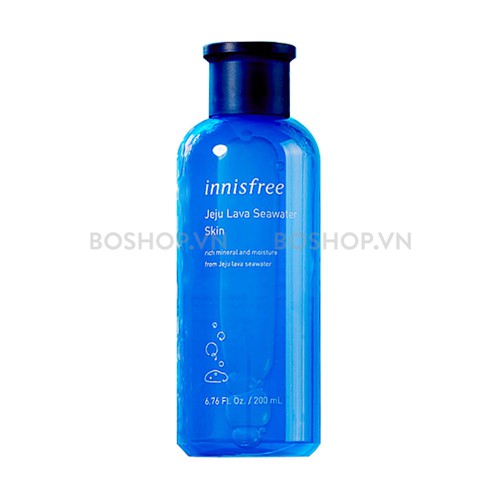 TONER DƯỠNG ẨM INNISFREE JEJU LAVA SEAWATER SKIN 200ML CHÍNH HÃNG - 5564