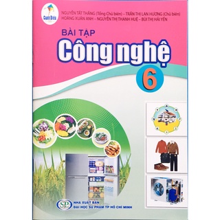 Sách - Bài tập Công nghệ lớp 6 (Cánh Diều) và 2 tập giấy kiểm tra kẻ ngang vỏ xanh
