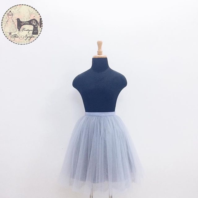 Váy Tulle phối Ren