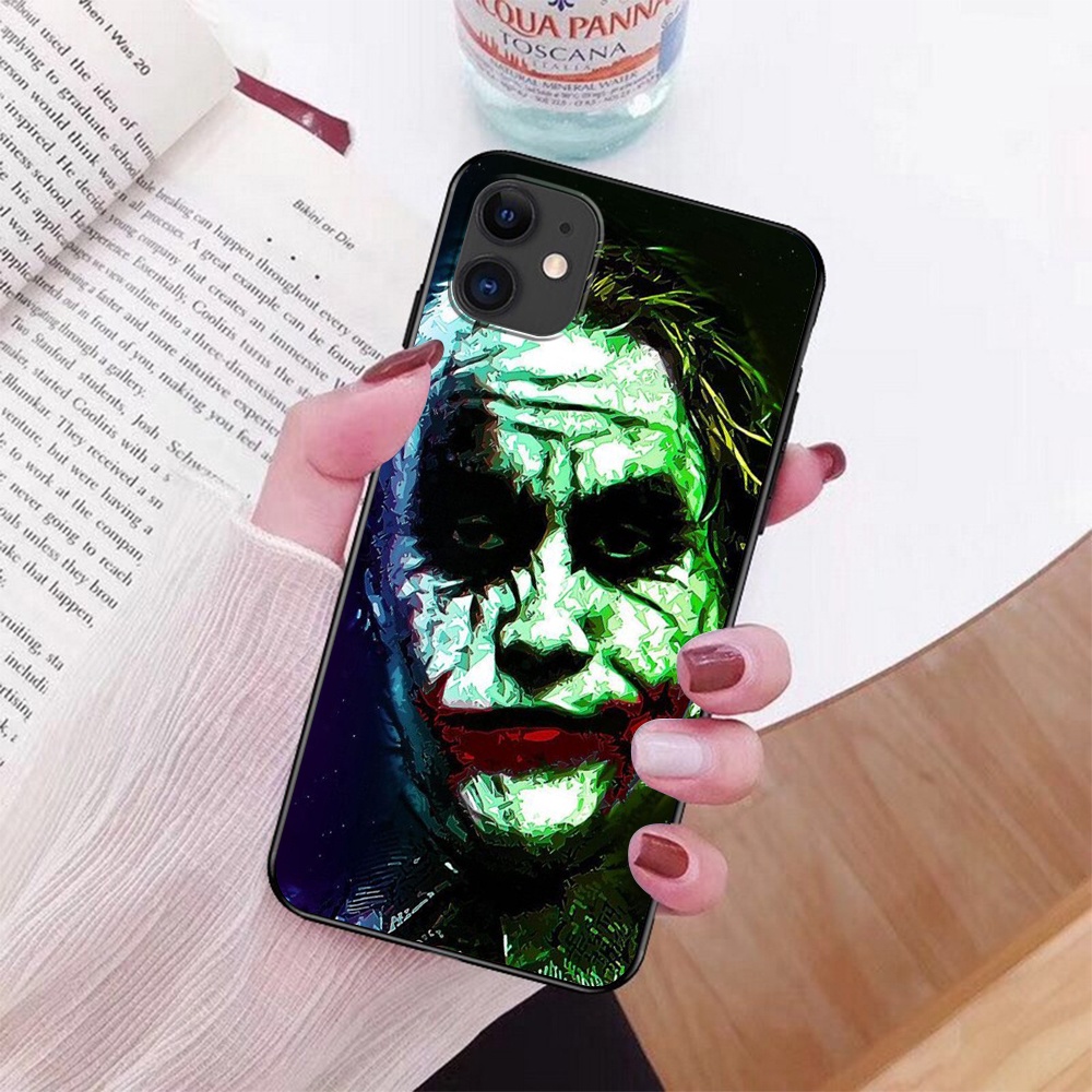 Ốp Điện Thoại TPU Silicon Mềm Hình Joker Cho iPhone XR 12 Pro Max Qua20