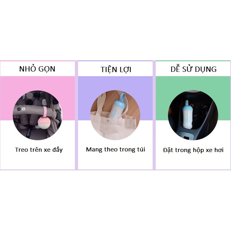 TIỆT TRÙNG BÌNH SỮA MINI BEBELA HÀN QUỐC