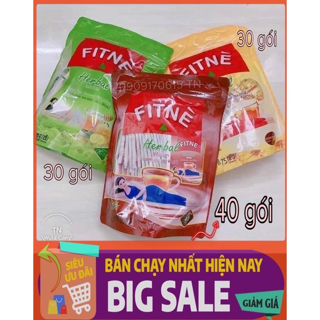 Trà Fitne Herbal Thái Lan Túi Lọc (30-40 Túi Lọc) Chính Hãng 100%