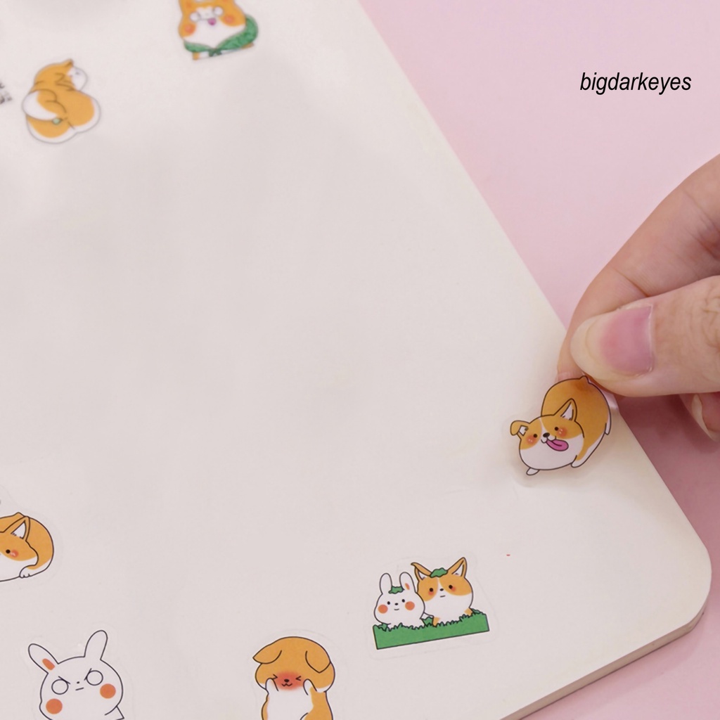 Set 6 Miếng Dán Trang Trí Hình Hoạt Hình Thân Thiện Với Môi Trường