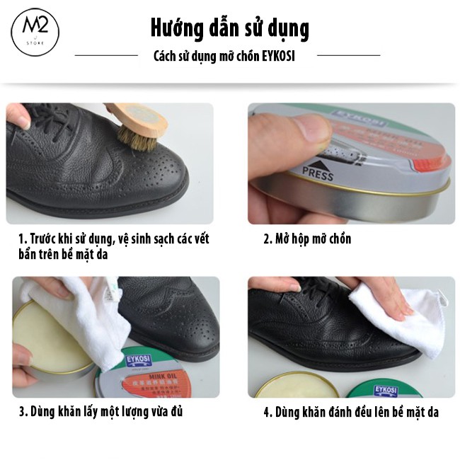 Mỡ Chồn Bản Đặc Biệt Chuyên Bảo Dưỡng, Chăm Sóc, Đánh Bóng, Làm Sạch Đồ Da Mink Oil Eykosi Cho Đồ Da XDG102