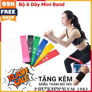 freeship 💝Dây miniband tập gym cho nữ , Dây cao su tập gym giá rẻ tăng vòng 3