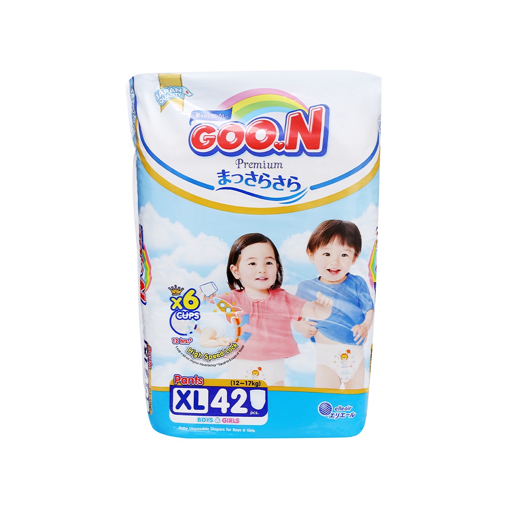 Tã quần Goo.N Premium size XL 42 miếng (cho bé 12-17kg)