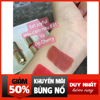 ĐẠI HẠ GIÁ Son Thỏi Mini - Set 2 Thỏi Love M.O.I Hồ Ngọc Hà - Golden Gift ĐẠI HẠ GIÁ
