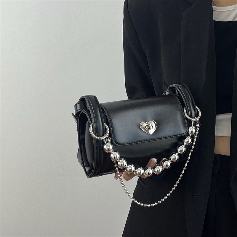 Túi Đeo Chéo Mini Đính Hạt Phong Cách Harajuku Thời Trang Mùa Hè Cho Nữ