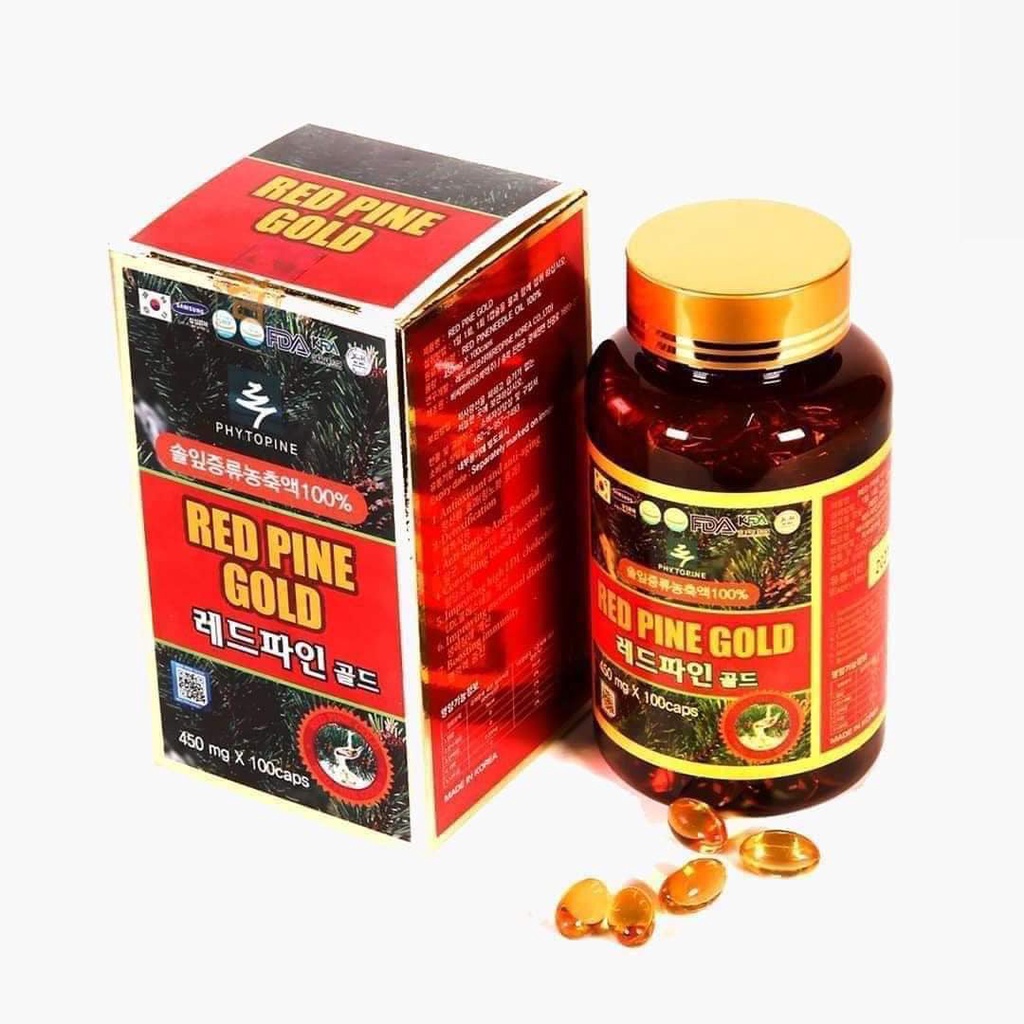 TINH DẦU THÔNG ĐỎ HÀN QUỐC - RED PINE GOLD , giúp làm sạch mạch máu, ổn định huyết áp, giảm mỡ máu, ngăn ngừa tai biến