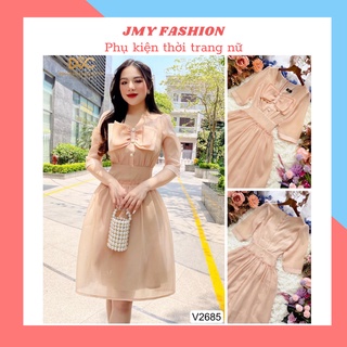 V2685 Váy voan be xoè dáng ngắn tiểu thư - Dolce viva colection