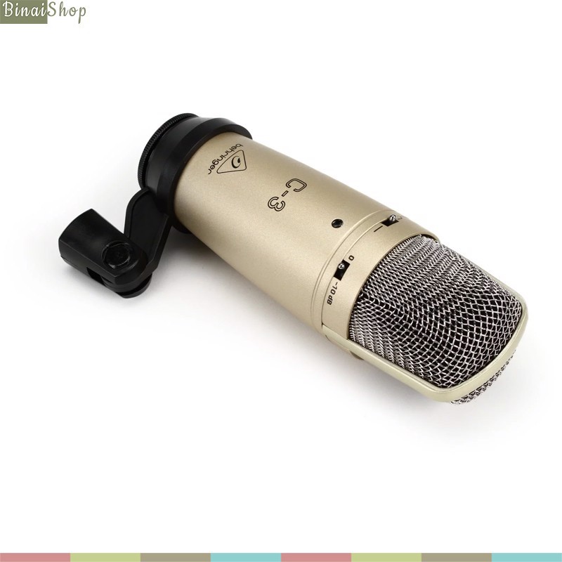 Behringer C-3 - Micro Condenser 48v Màng Thu Kép Lớn 16mm, 3 Hướng Thu Cardioid, Figure 8, Omnidirectional