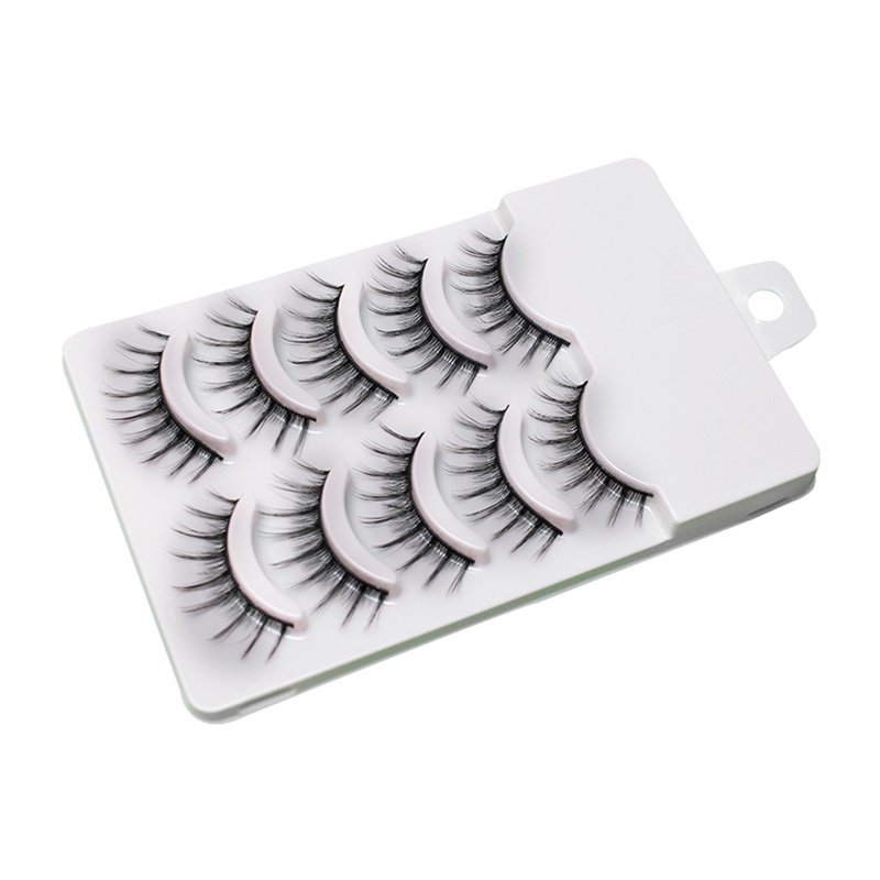 Set 5 Cặp Lông Mi Giả 3D Dài Tự Nhiên Dùng Hóa Trang