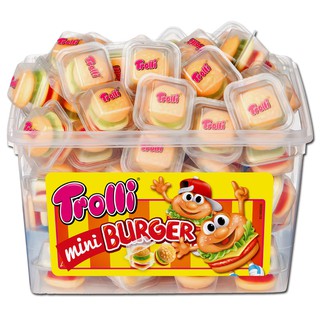 [NOWSHIP Q5 HCM] Kẹo Dẻo Trolli Mini Burger 600G (Hộp)