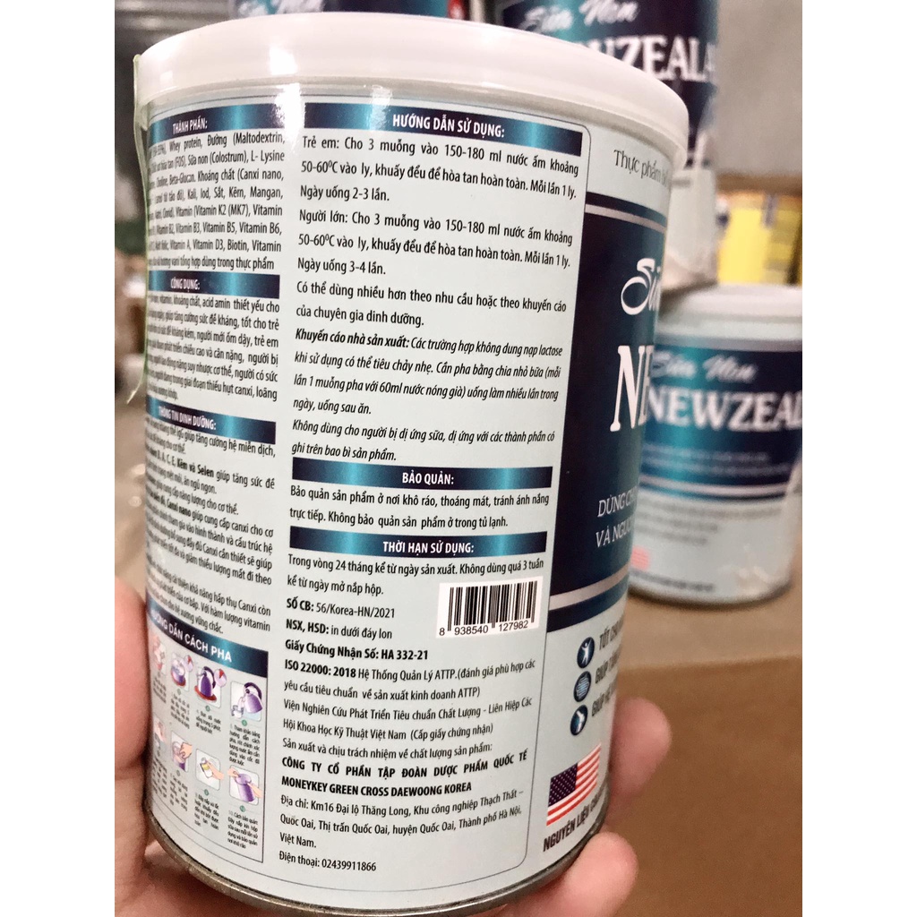 Sữa Non New Zealand Giúp Giúp Tăng Đề Kháng, Phát Triển Chiều Cao, Cân Nặng Trí Não Ở Trẻ Nhỏ [Hộp 400g]