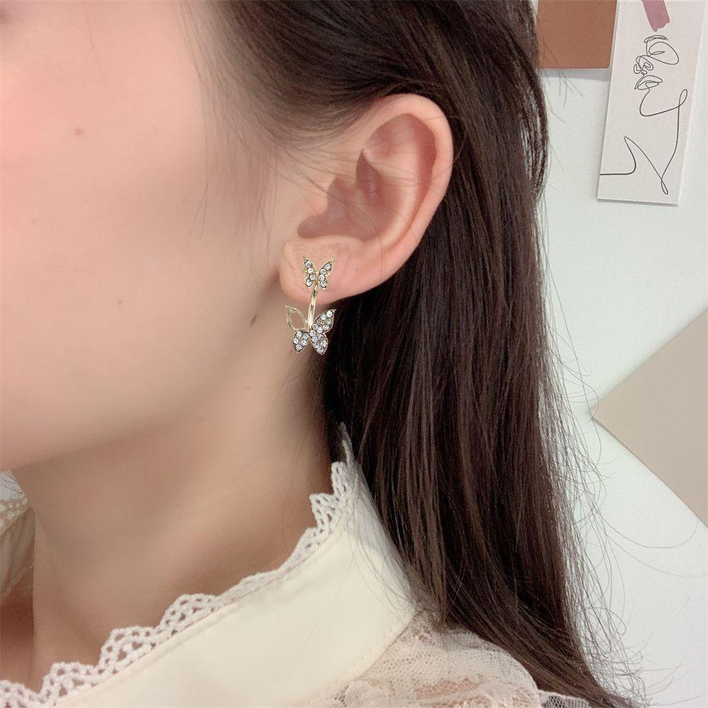 CACTU Bông Tai Hình Bướm Thời Trang Cho Nữ